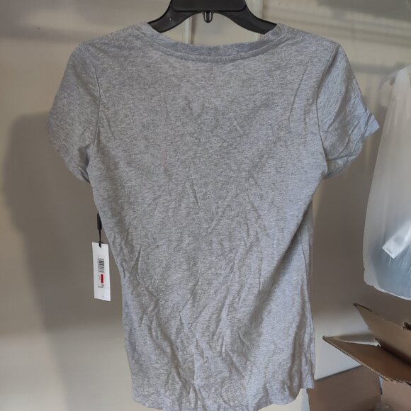 NWT Calvin Klein Performance Women's Short Sleeve Tee Gray Size XS $30 FF390 - Picture 2 of 2